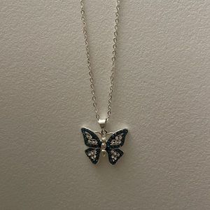 Sterling Silver Butterfly Necklace